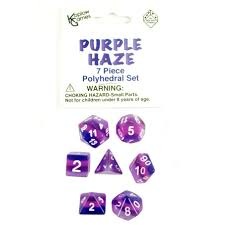 7ct. Purple Haze Dice - KOP19418